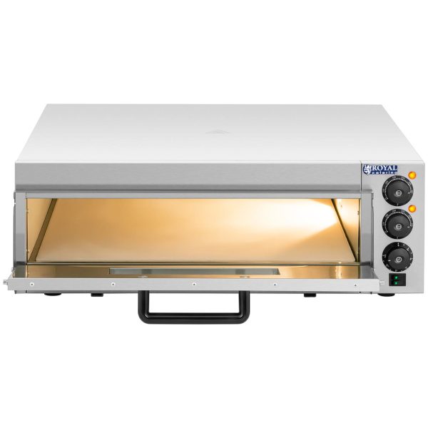 Vienas -ķembris picas krāsns ar logu 1 picu 60 cm 230 V 3000 W