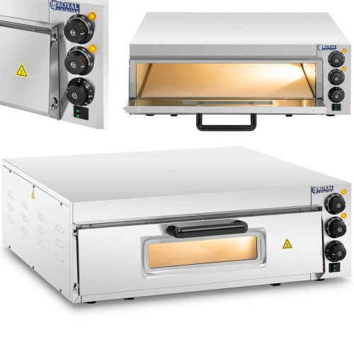 Vienas -ķembris picas krāsns ar logu 1 picu 60 cm 230 V 3000 W