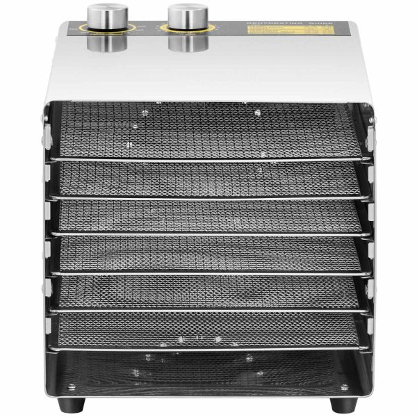 Profesionāls augļu sēņu augu žāvētājs 6 režģi 500 W