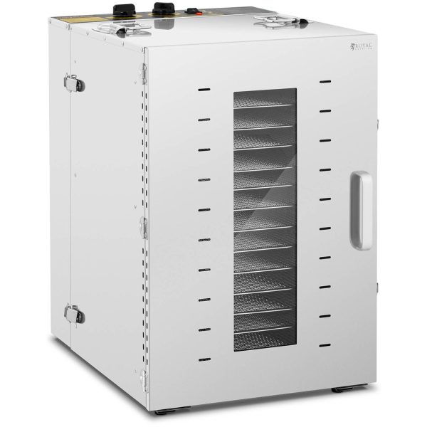 Rūpnieciska pārtikas žāvētājs sēņu augļu augiem 16 režģi 1500 W