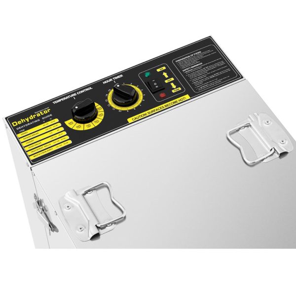 Rūpnieciska pārtikas žāvētājs sēņu augļu augiem 16 režģi 1500 W