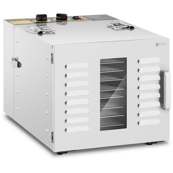 Rūpnieciskais pārtikas žāvētājs garšaugiem, augļiem, sēnēm, 10 režģi, 1000 W