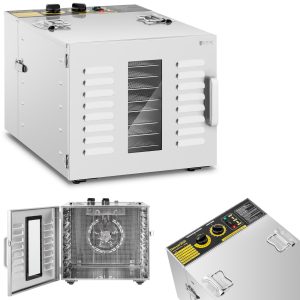 Rūpnieciska pārtikas žāvētājs augļu sēņu augiem 10 režģis 1000 W