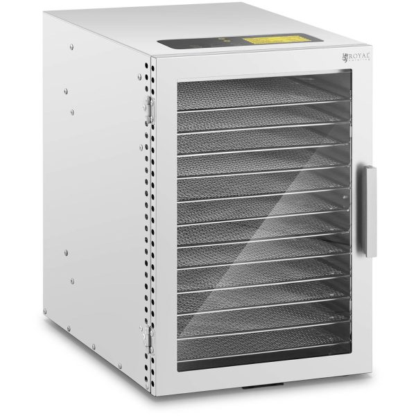 Profesionāls augļu sēņu augu žāvētājs 12 režģi 800 W