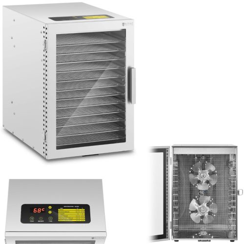 Profesionāls augļu sēņu augu žāvētājs 12 režģi 800 W