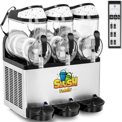 Granitera dzērienu mašīna slush sorbet kokteiļi trīskārši 800 3 x 10 l