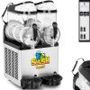 Granitera dzērienu mašīna slush sorbet kokteiļi dubultā 600 2 x 10 l