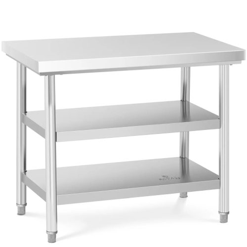 Centrālā galda tabulas 2. tabula plaukti 100 x 60 cm līdz 600 kg