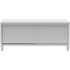 Centrālais darba virsmas galds ar skapja formas durvīm 200 x 60 x 85,5 cm