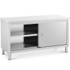 Centrālais darba virsmas galds ar skapja ierobežotām durvīm 150 x 60 x 85 cm
