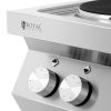 Elektriskā virtuve ar četrām kontrolētu diametru 22 cm 4 x 2600 400 V Itālijā