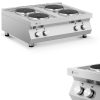Elektriskā virtuve ar četrām kontrolētu diametru 22 cm 4 x 2600 400 V Itālijā