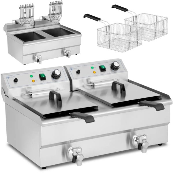 Divkāršās -Čambera dubultā frizieris 2 x 16 L 6000 W