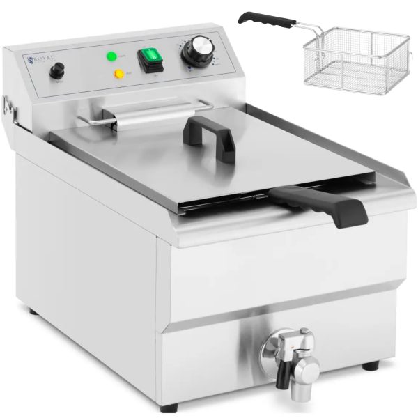 Elektriskais friters ar sprūda krānu 230 V 3000 13 l