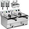 Divkāršās ķembris Double Fryer 2 x 11 l 6000 W