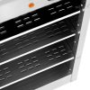 Sildīšanas sildītāja sildītājs uz riteņiem līdz 60 plāksnēm ar diametru 29 cm 600 W