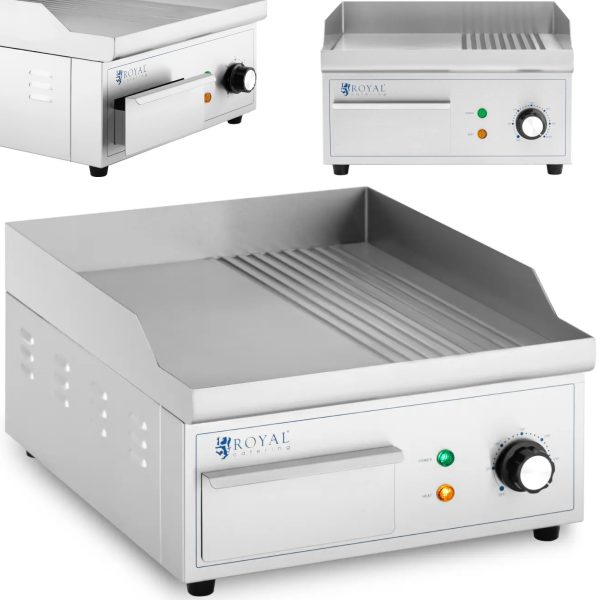 Elektriskā grila grone strople bryple 360 ​​x 380 mm 2000 W
