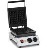 Taisnstūrveida vafeļu dzelzs 2 vafelēm 170 x 210 mm teflon 1500 W