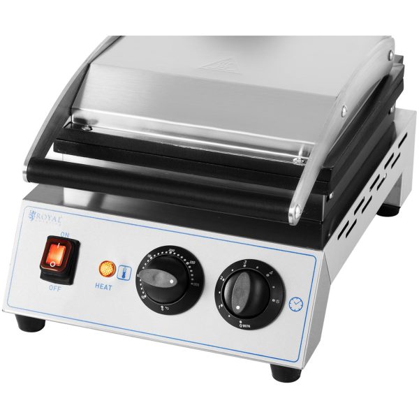 Taisnstūrveida vafeļu dzelzs 2 vafelēm 170 x 210 mm teflon 1500 W