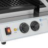 Divkārša taisnstūrveida vafeļu dzelzs 4 Beļģijas vafelēm 2 x 1500 W