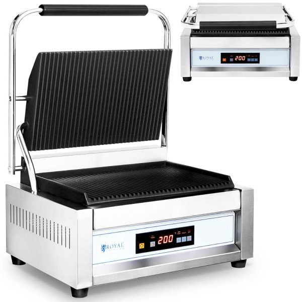 Sazinieties ar grilu elektroniski kontrolētā 34 x 23 cm 2200 W