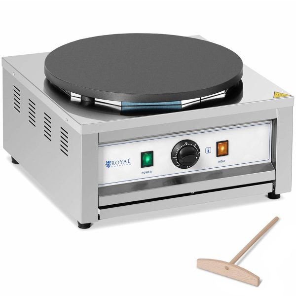 Apaļa elektriskā pankūka 40 cm 0-300 C 3000 W