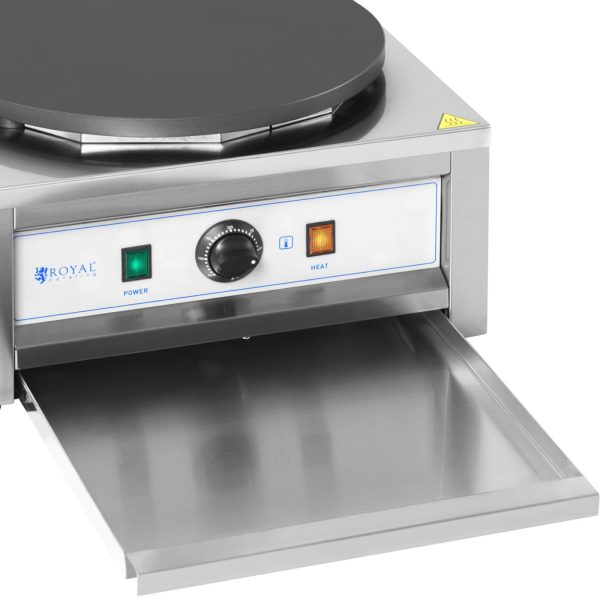 Apaļa elektriskā pankūka 40 cm 0-300 C 3000 W