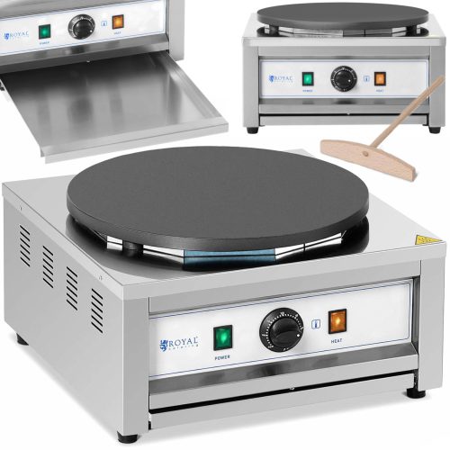 Apaļa elektriskā pankūka 40 cm 0-300 C 3000 W