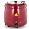 Kociołek termoss elektriskai nerūsējošā tērauda zupai Cool-Touch 400 10 l 35-80c sarkanā krāsā