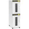 Rūpnieciska žāvētājs pārtikas produktiem augļiem 2 kameras 32 režģi 40-90 C 3150 W