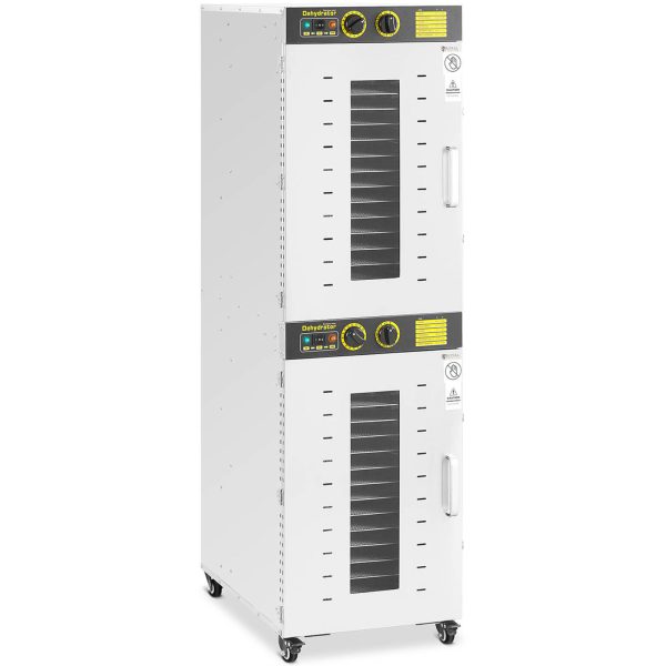 Rūpnieciska žāvētājs pārtikas produktiem augļiem 2 kameras 32 režģi 40-90 C 3150 W