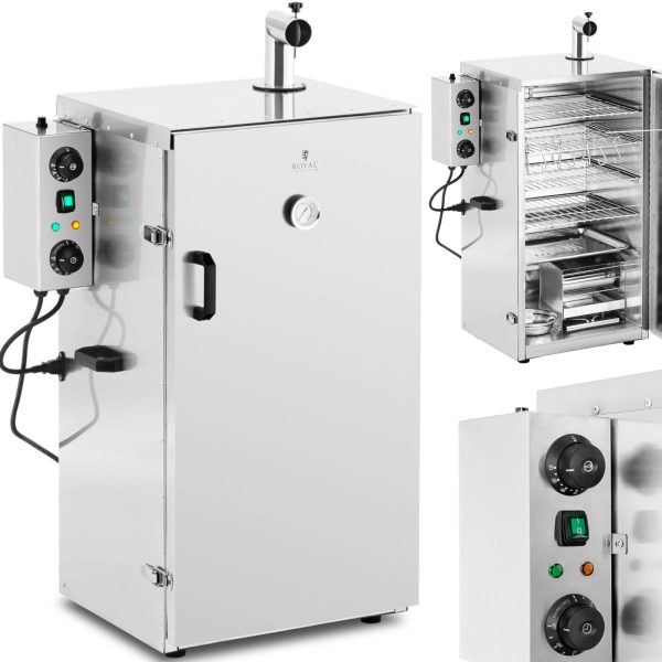 Elektriskā kūpināšana smēķēšanai 4 režģi 105 L 1000 W
