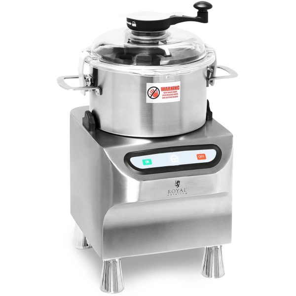Gastronomijas vilku griezējs gaļas griešanas dārzeņu gaļas sagriešanai 5 L 1500 RPM 800 W