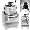 Gastronomijas vilku griezējs gaļas griešanas dārzeņu gaļas sagriešanai 5 L 1500 RPM 800 W