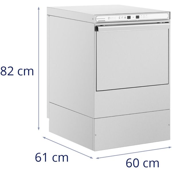 Trauku mazgājamā mašīna traukiem ir zemāks par 50 x 50 cm līdz 60 cikliem/h 6600 W