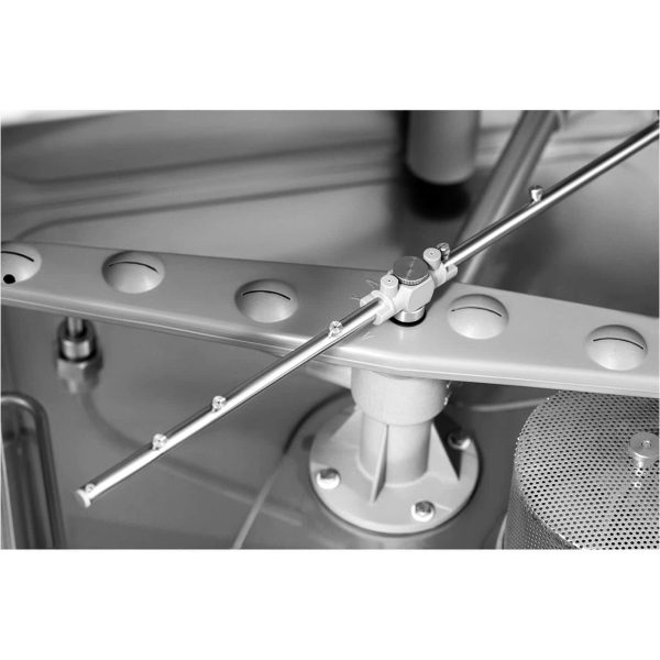 Trauku mazgājamā mašīna traukiem, kas nepietiekami izvada ēdināšanas grozu 50 x 50 cm līdz 30 cikliem/h 6600 W