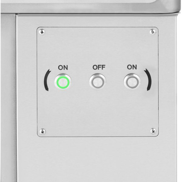 Elektriskais mikseris nerūsējošā nerūsējošā tērauda gaļai 20 L 550 W