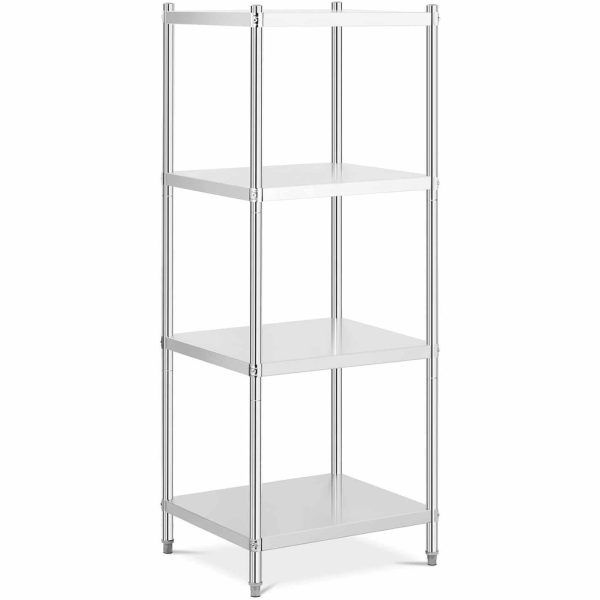 Gastronomijas metāla plaukts līdz 200 kg 70 x 60 x 180 cm