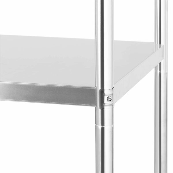 Gastronomijas metāla plaukts līdz 200 kg 70 x 60 x 180 cm