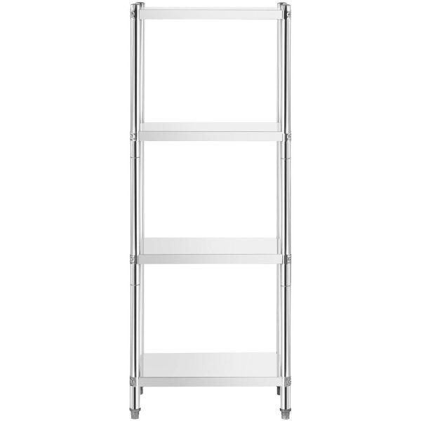 Gastronomijas metāla plaukts līdz 200 kg 70 x 40 x 180 cm