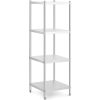 Gastronomijas metāla plaukts līdz 200 kg 60 x 60 x 180 cm