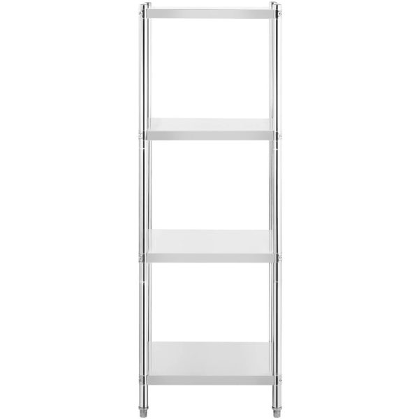 Gastronomijas metāla plaukts līdz 200 kg 60 x 60 x 180 cm