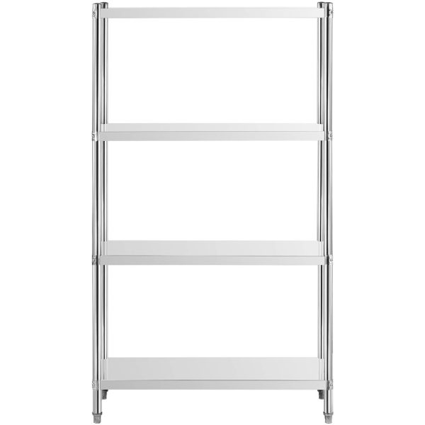 Gastronomijas metāla plaukts līdz 200 kg 100 x 40 x 180 cm