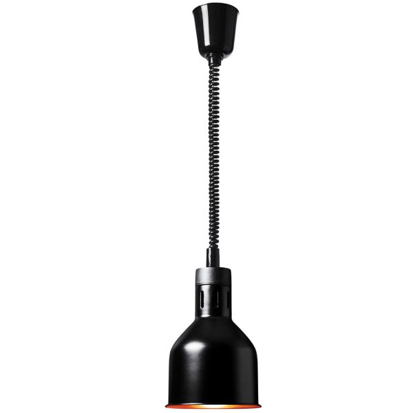 un karājas melns diametrs 17 cm 250 W