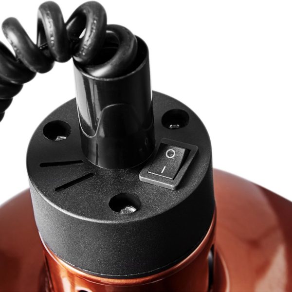 Sildīšanas lampa infrasarkanajiem traukiem, un karājas vara diametrs 29 cm 250 W