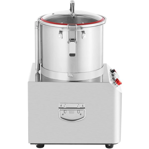 Gastronomijas vilku griezējs, lai sasmalcinātu dārzeņu gaļu 1400 apgr./min 10 L 750 W