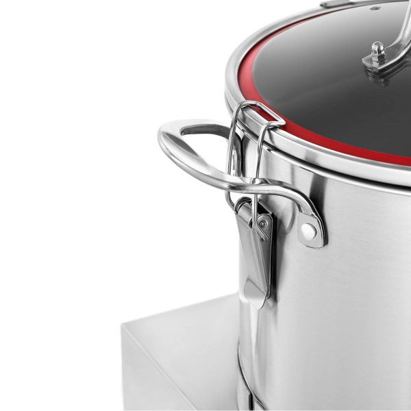 Gastronomijas vilku griezējs, lai sasmalcinātu dārzeņu gaļu 1400 apgr./min 6 L 550 W