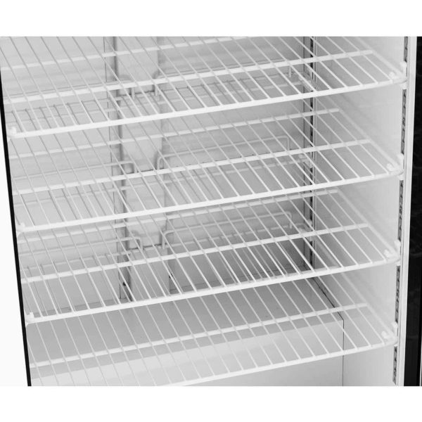 Mrozenic skapis glazēti saldētavas 7 plaukti 580 L 492 W - balts