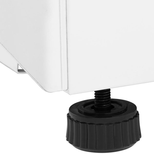 Mrozenic skapis glazēti saldētavas 7 plaukti 380 L 425 W - balts