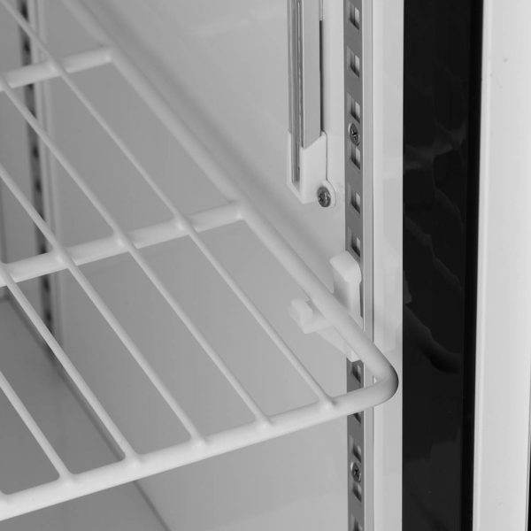 Mrozenic skapis glazēti saldētavas 7 plaukti 380 L 425 W - balts